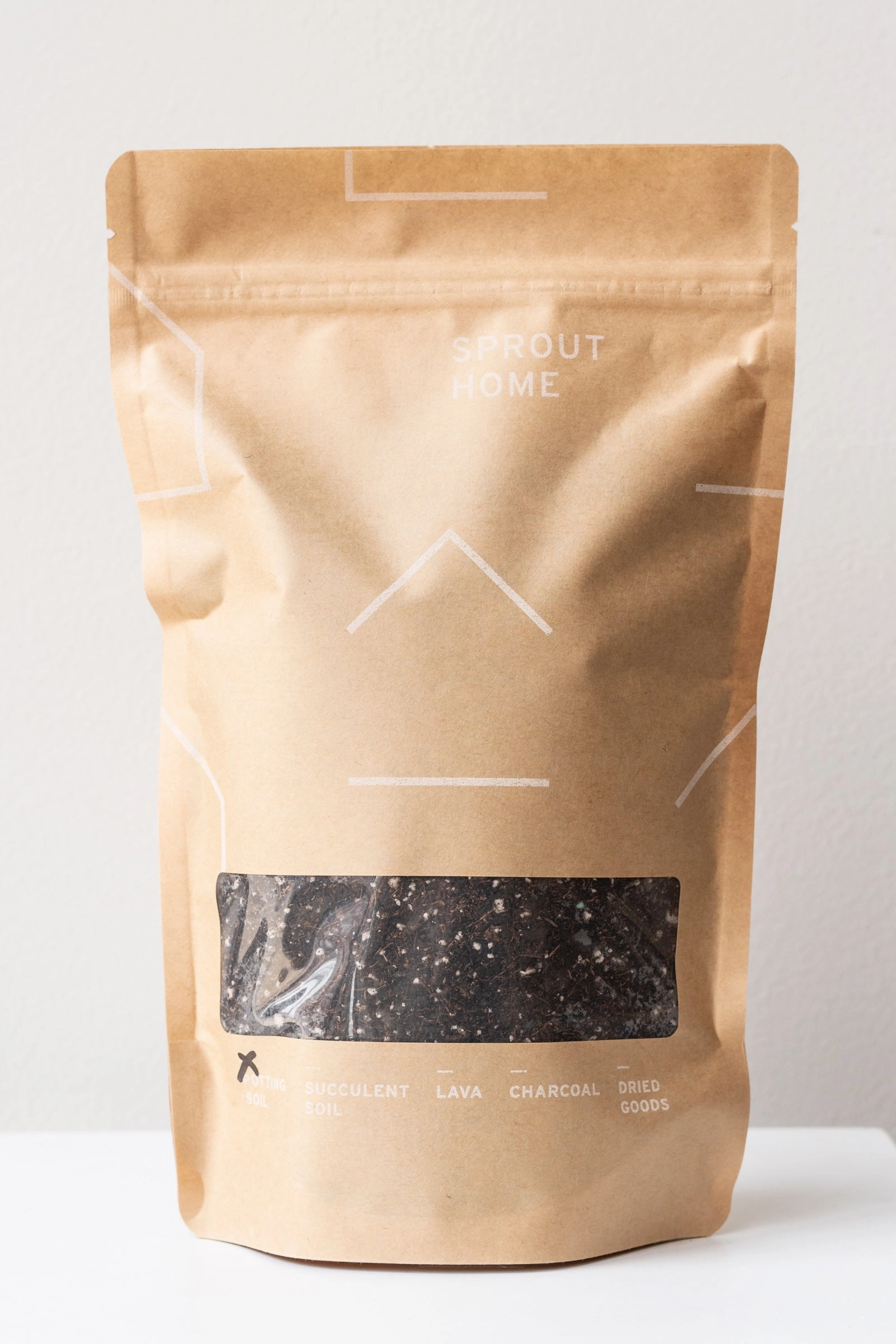 Pop-up bag of Potting Soil,potted plant decor