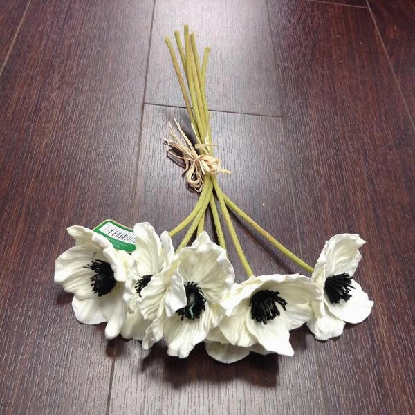 Poppy Black eye Susan bunch 6/bunch PU Material Floramatique Real Touch (Light Pink)-SB221LP