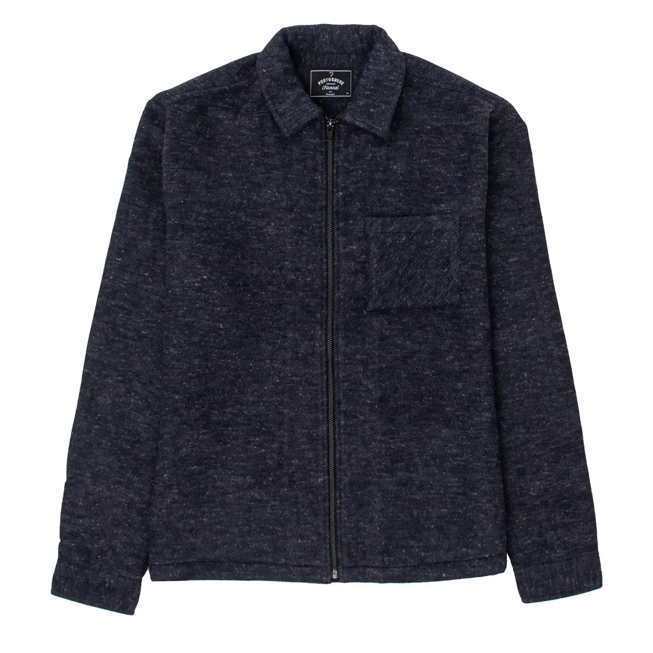 Portugiesisches Flanell Weiche Unhöfliche Jacke Blau