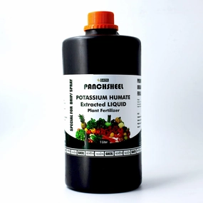 Potassium Humate Organic Liquid Fertilizer Natural Growth Promoter (1 Liters),potted plant decor
