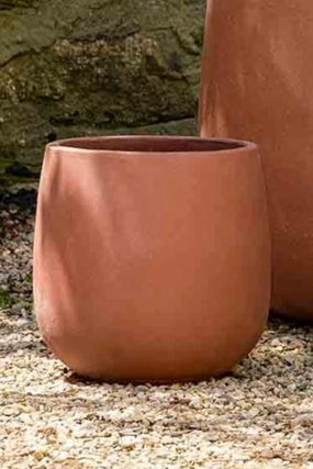 Potrero Terra Rosa Planter Small,indoor flower container
