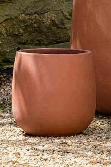 Potrero Terra Rosa Planter Small,indoor flower container