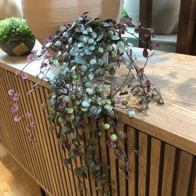 Potted Purple Angel Vine 60cm,dried artificial flower