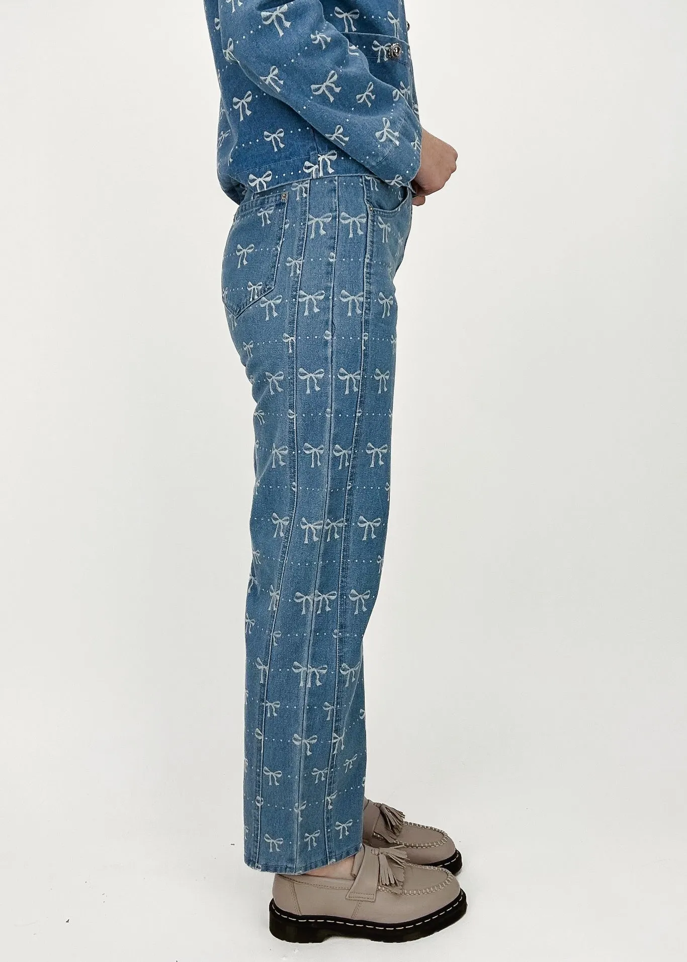 Presley Band Barrel Jeans