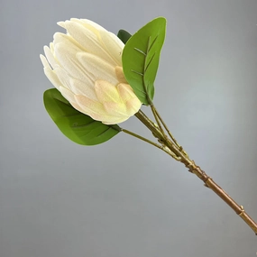 Protea Artificial Silk Flower 55cm White PROTEA018,dried artificial flower