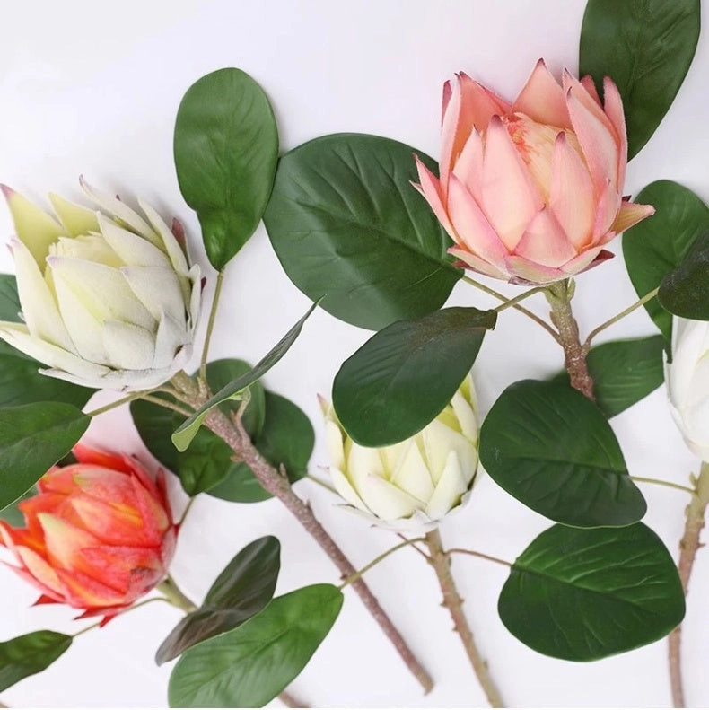 Protea Artificial Silk Flowers 55cm Stem PROTEA009-013