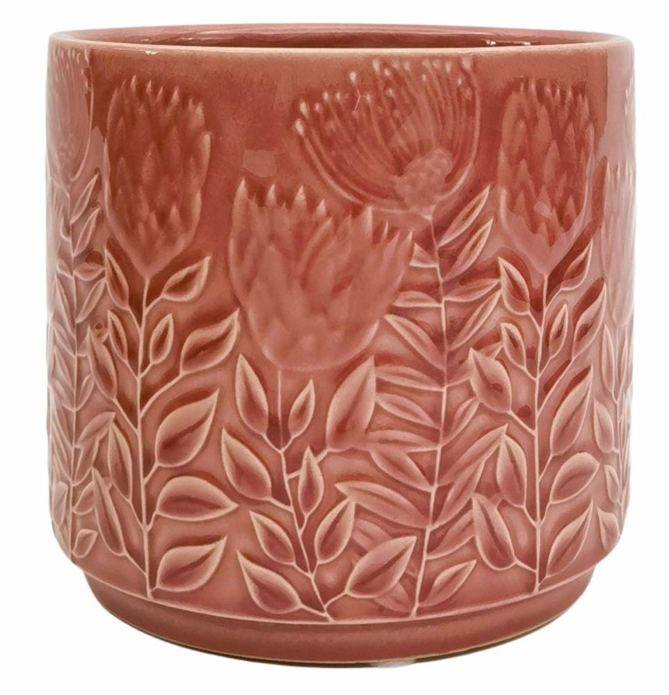 Protea Planter Pink,terracotta plant pot