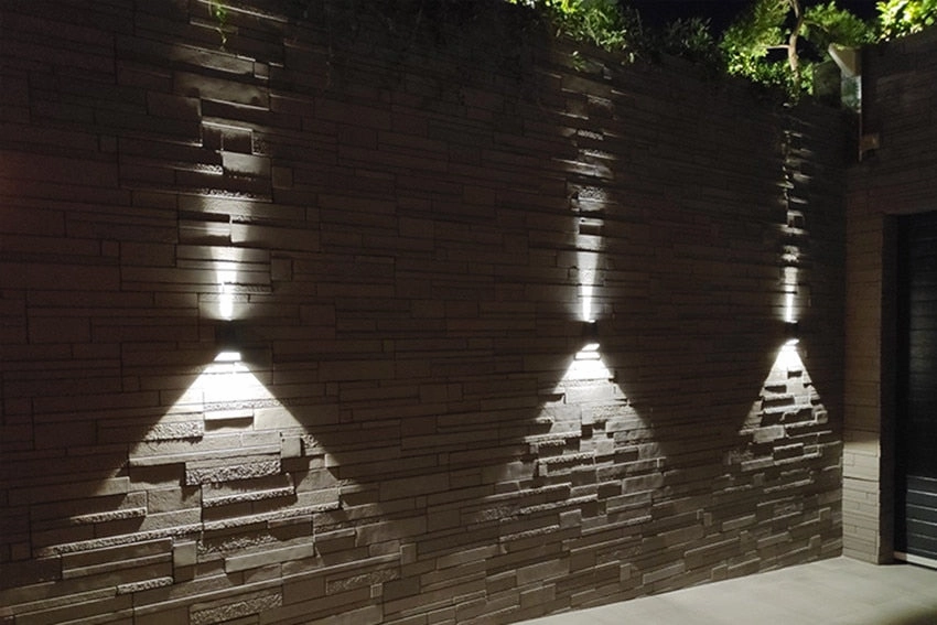 Pyramid Waterproof Wall Lamp