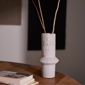 Quail Quest Ceramic Vase,hand-painted ceramic vase