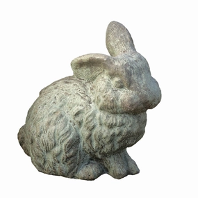 Rabbit With One Ear Up Garden Statue,planting accessories kit