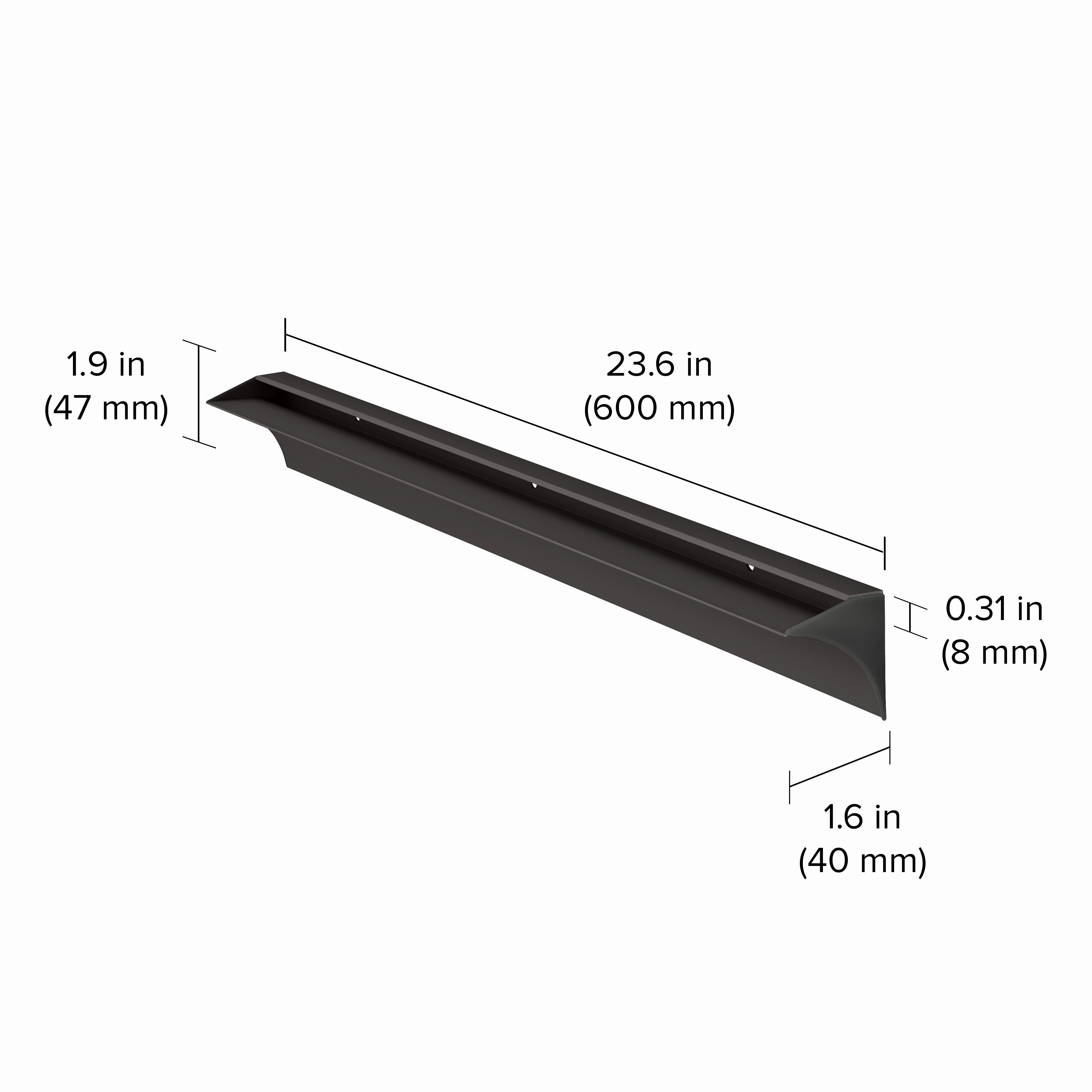 RAIL Glass Shelf Bracket