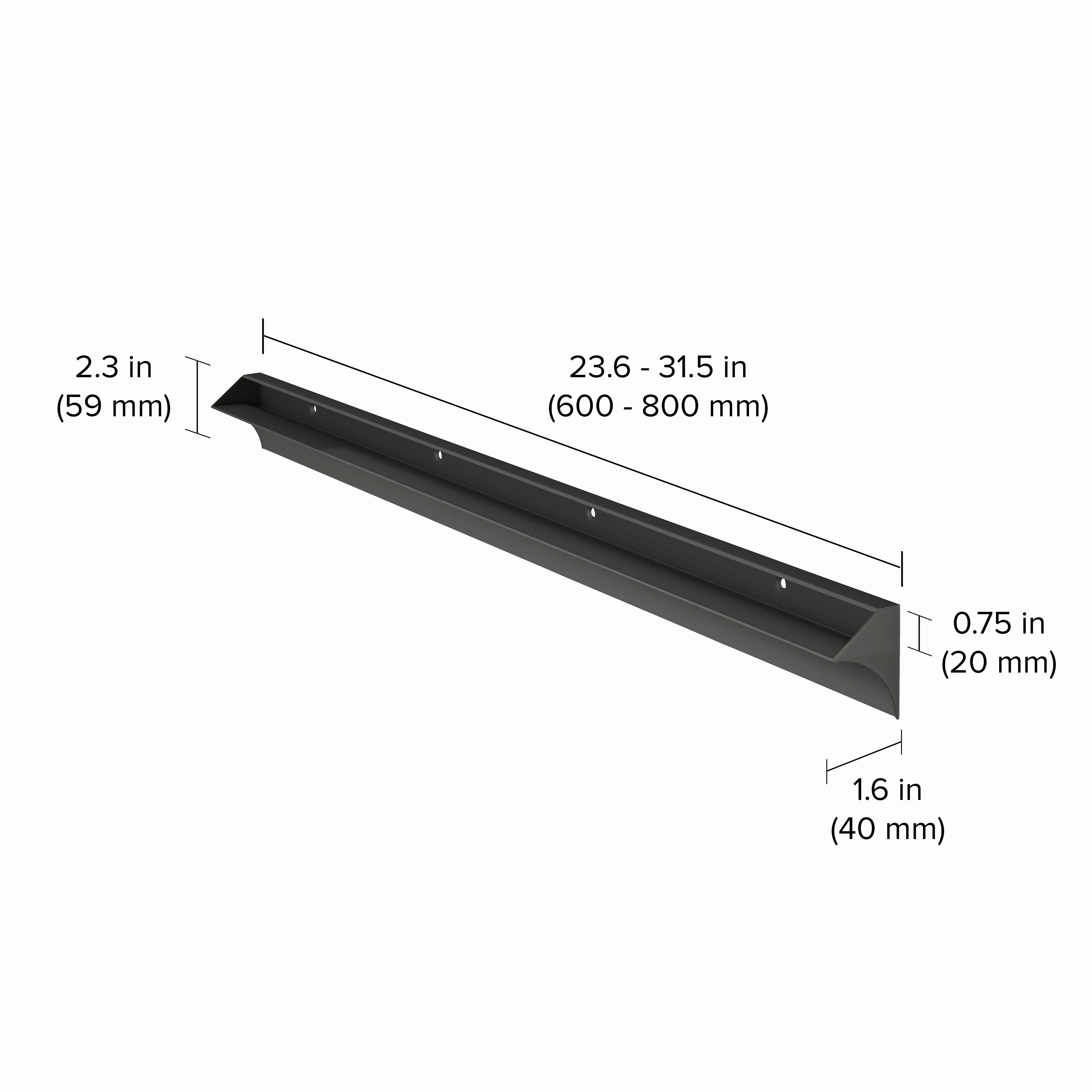 RAIL Wood Shelf Bracket