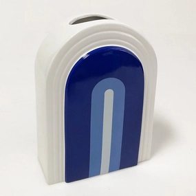 Rainbow Vase,hand-painted ceramic vase