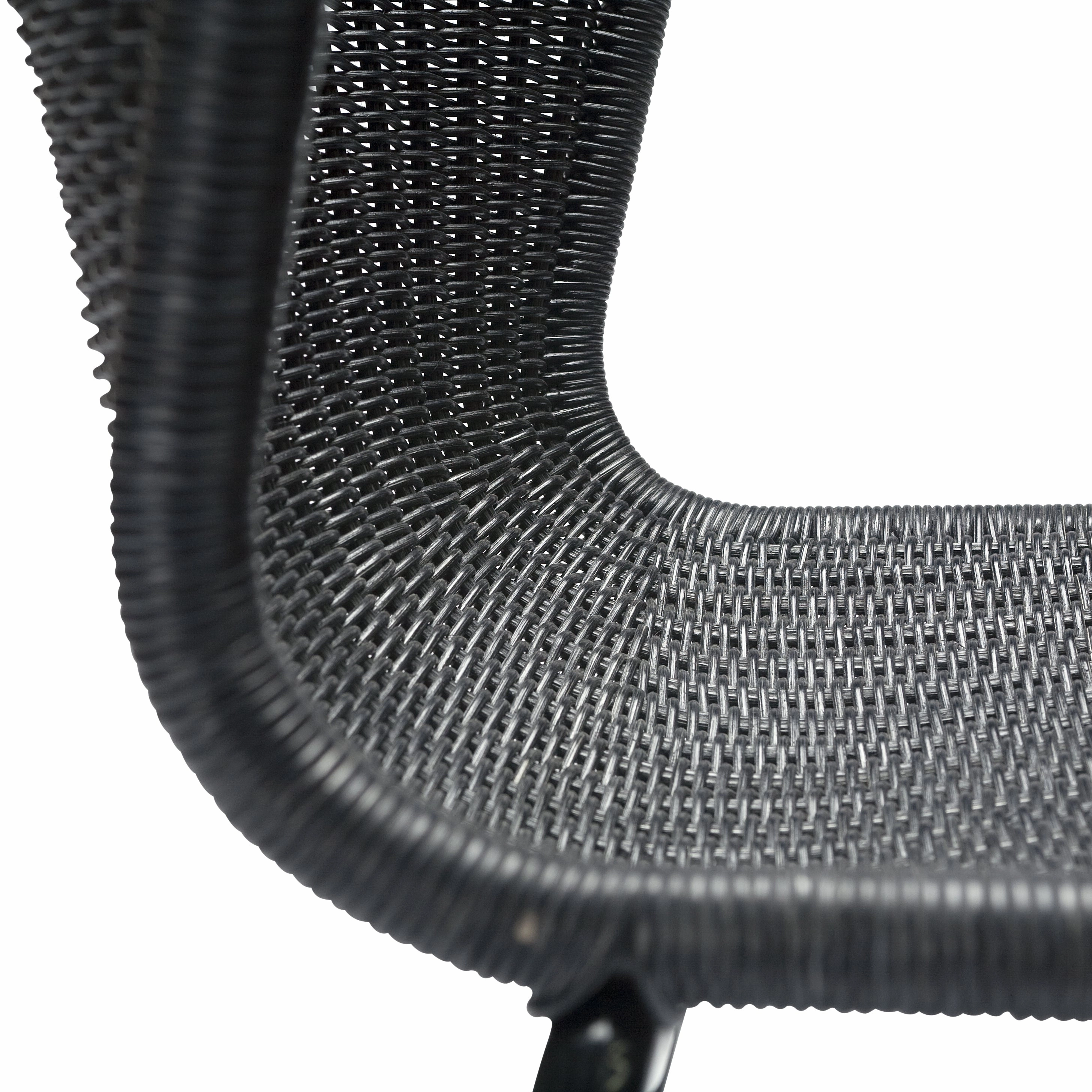 Rattan "Wing" Outdoor Dining Chair