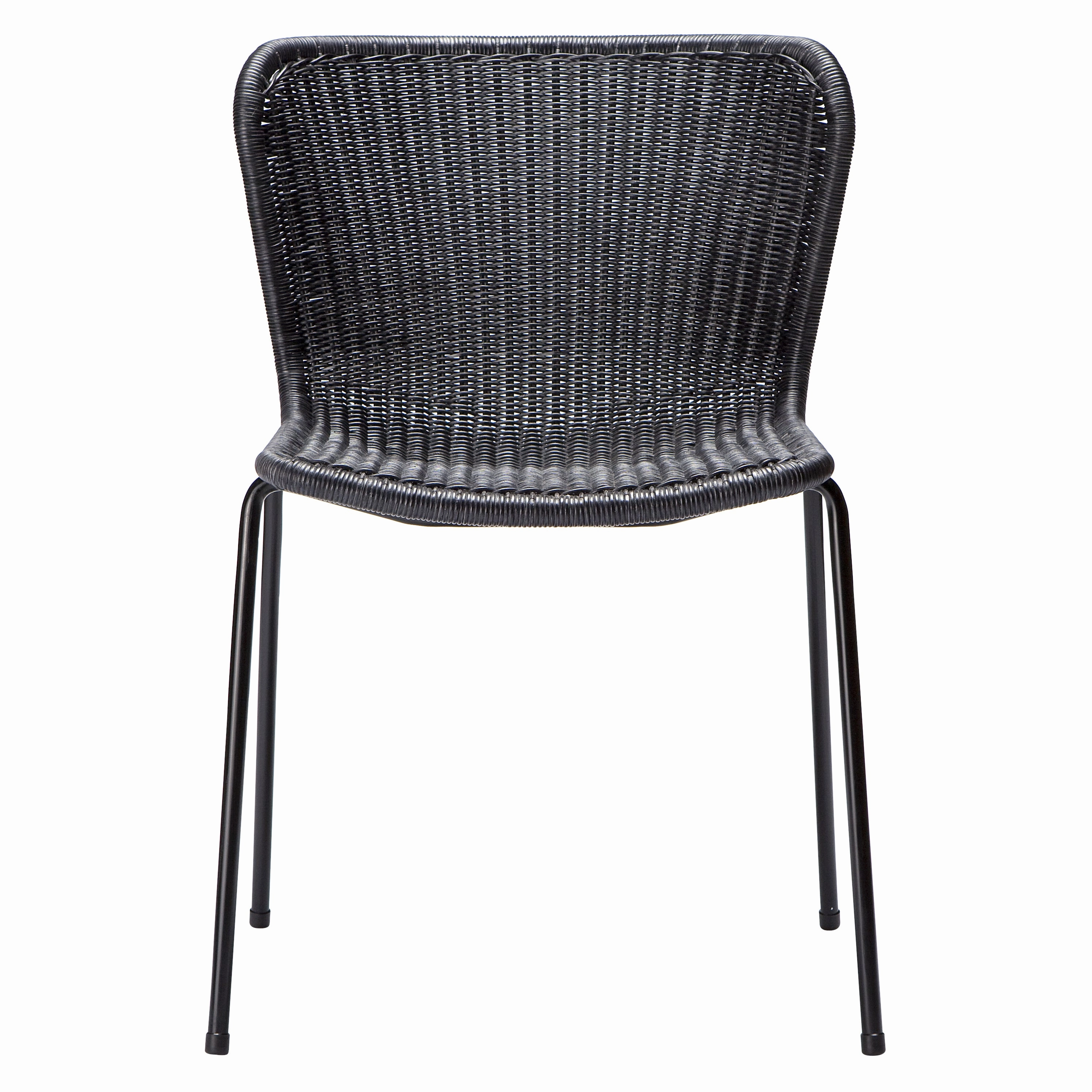Rattan "Wing" Outdoor Dining Chair