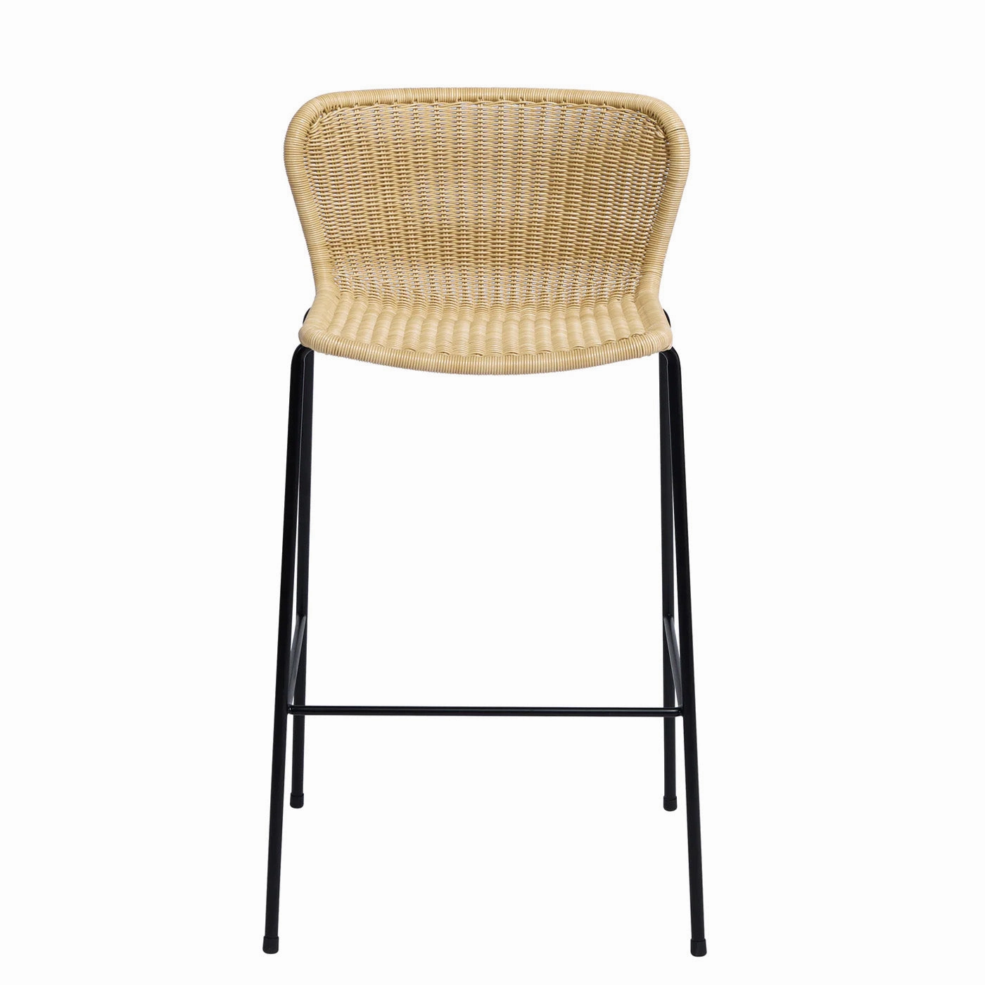 Rattan "Wing" Outdoor Stools