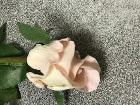 REAL TOUCH SINGLE STEM ROSE BUD SB026 (Pink)-REA1-10 artificial flower bouquet  