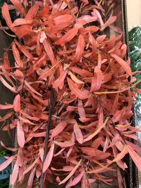 Red Artificial flower Olive leaf Garland wedding greenery artificial flower bouquet  