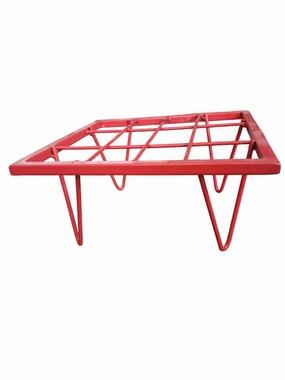 Red Sqaure Lightweight Metal Stand,garden field mower