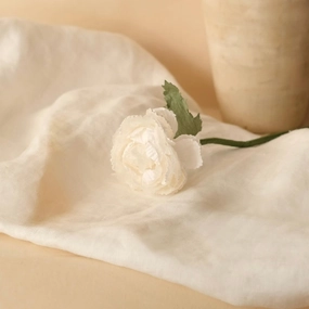 Renoncule en papier blanche,mother's day bouquet