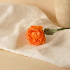 Renoncule en papier orange,mother's day bouquet