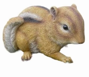 Resin Chipmunk,garden field mower