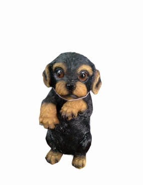 Resin Dog,garden field mower