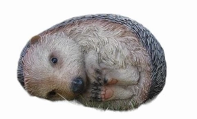 Resin Hedgehog,garden field mower