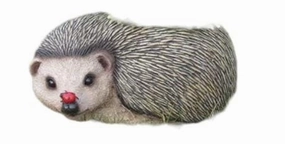 Resin Hedgehog Flower Pot,garden field mower