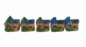 Resin House Set of 5,garden field mower