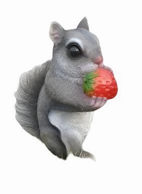 Resin Squirrel,garden field mower
