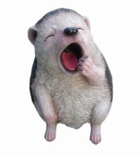Resin Yawning Hedgehog,planting accessories kit