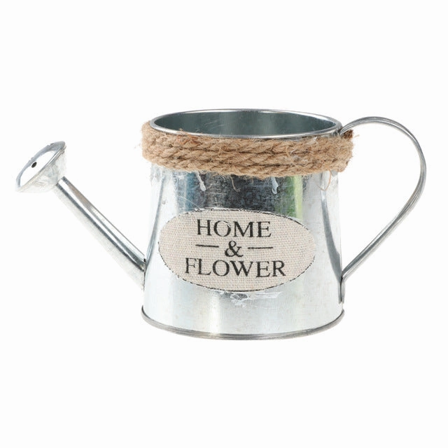Retro Flowerpot Galvanized Iron