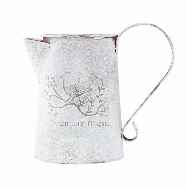 Retro Flowerpot Galvanized Iron