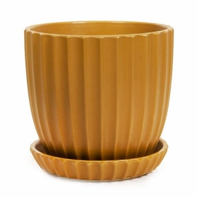 Ridge Pot Sunset,terracotta plant pot