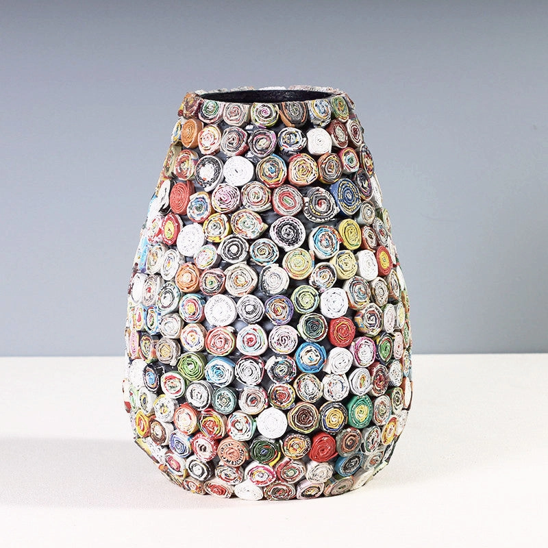Riley Vase,hand-painted ceramic vase