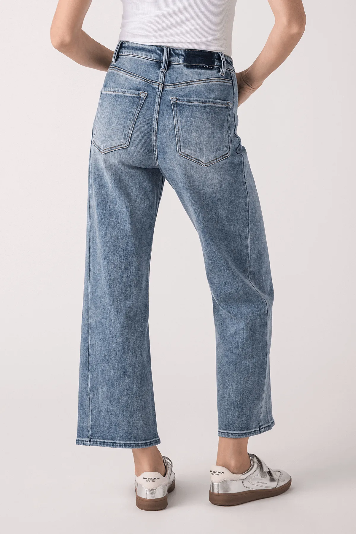 Risen Wren High-Waist Barrel Jeans