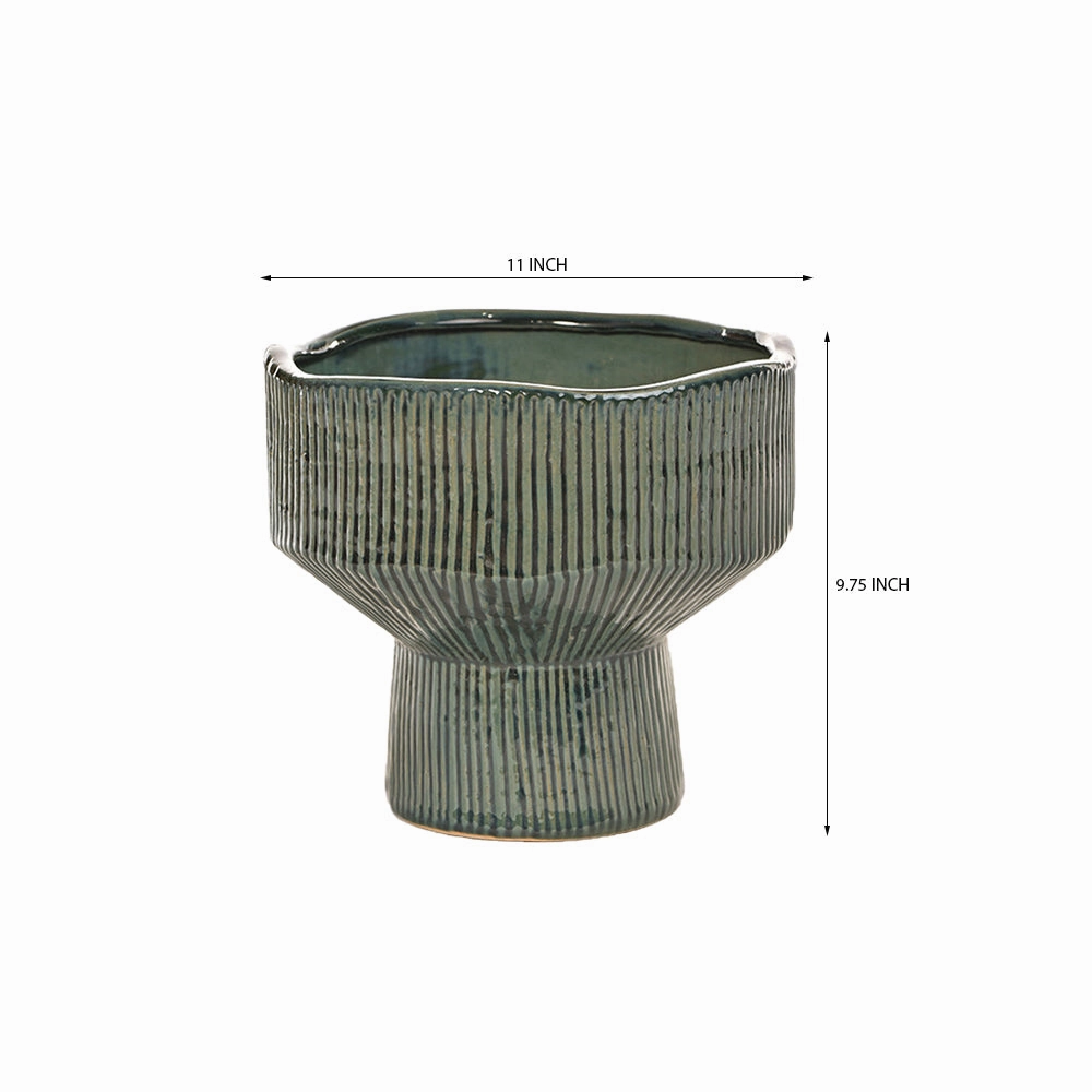 River Rum Ceramic Vase