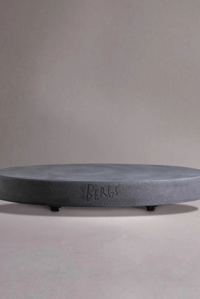 Rolling Stone Terrazzo Grey Trolley 13.8",indoor flower container