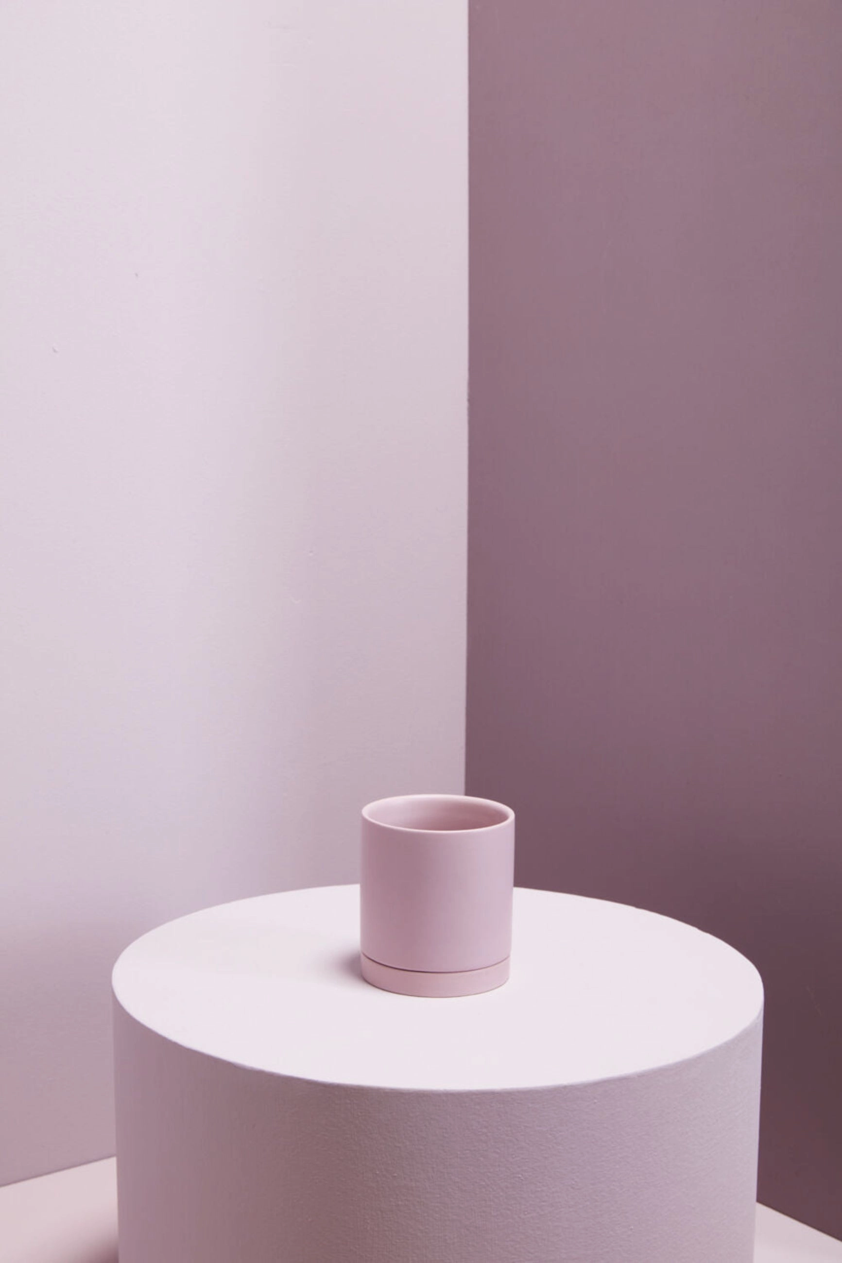 Romey Pot and Saucer Lilac,indoor flower container