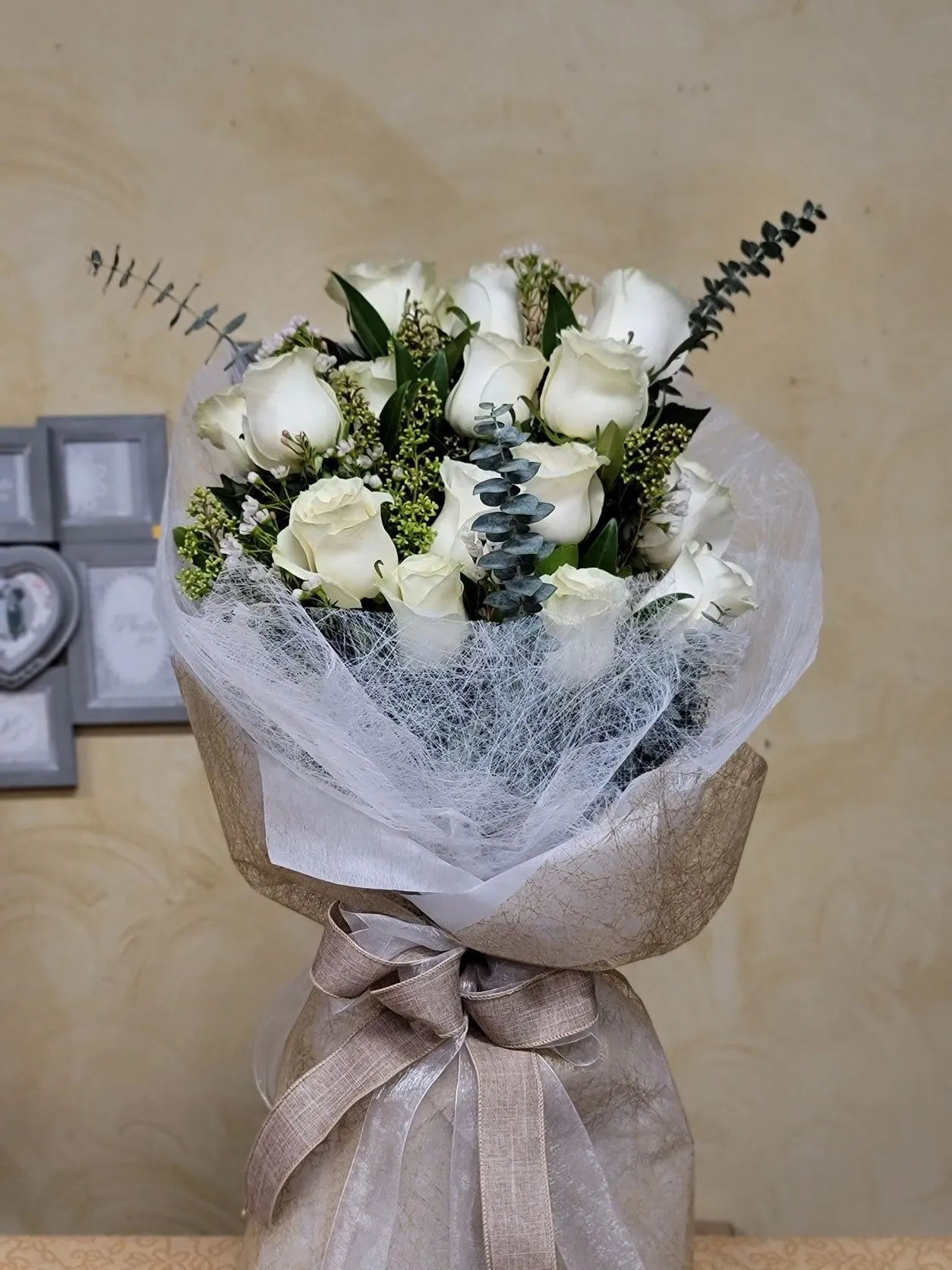 Rose No.40,faux bloom stem 