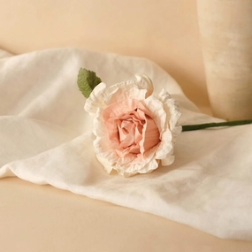 Rose Alice en papier rose ple,mother's day bouquet
