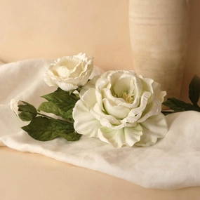 Rose Caroline en papier blanche,mother's day bouquet