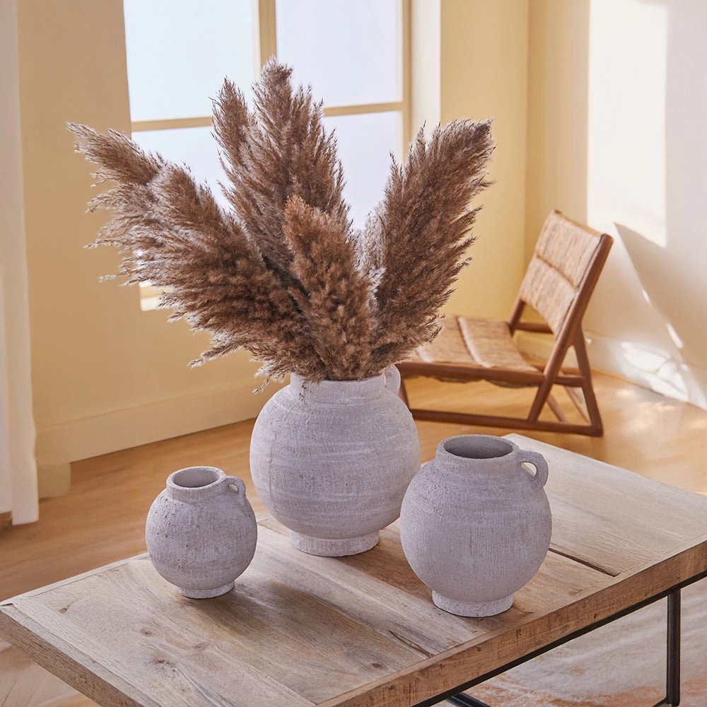 Rose Cherry Terracotta Pot,hand-painted ceramic vase