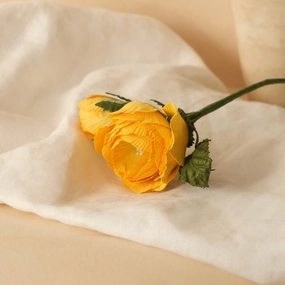 Rose queen en papier jaune,mother's day bouquet