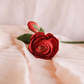 Rose Queen en papier rouge,mother's day bouquet