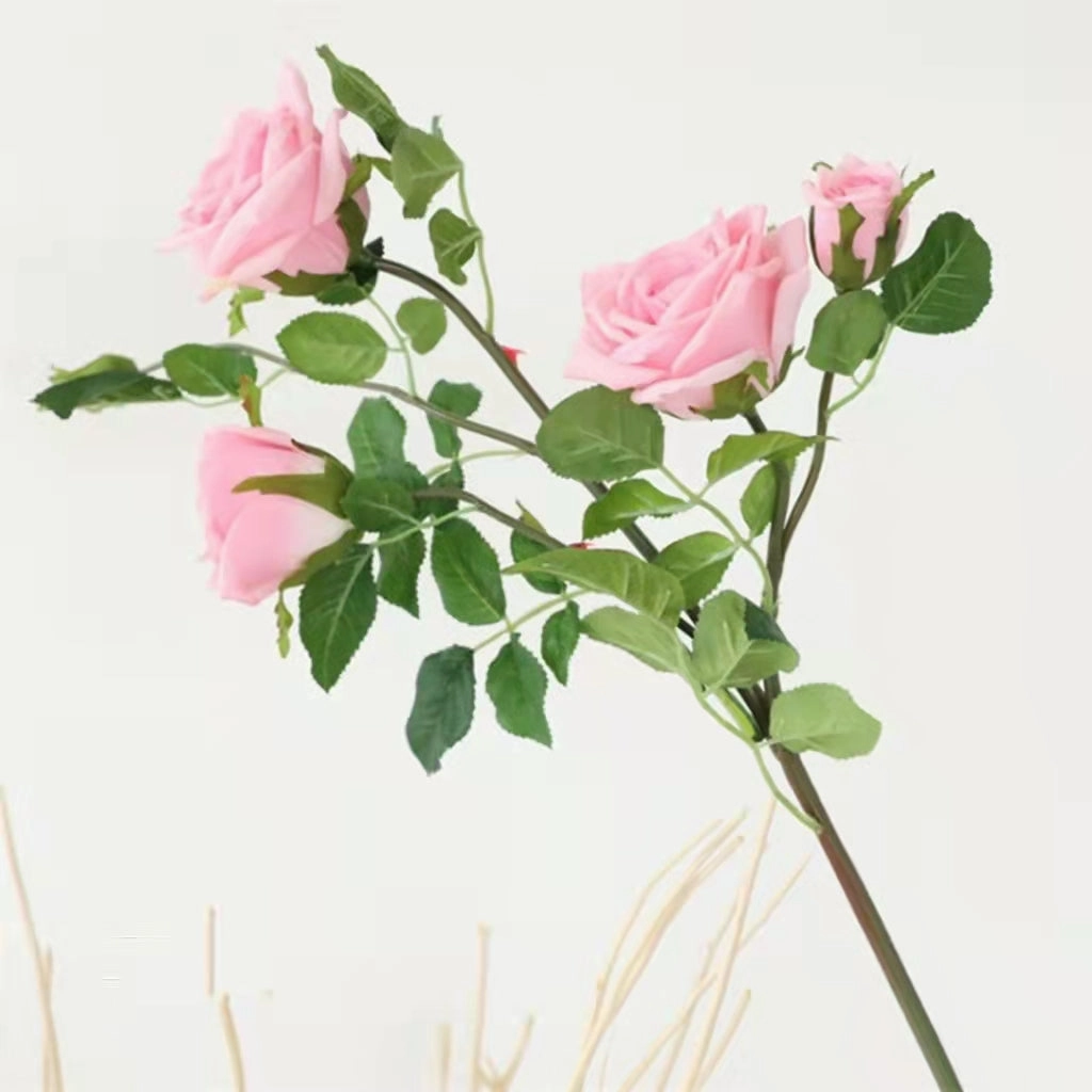 Rose Real Touch 5 Heads Artificial Multi-colour ROSE0015-0019