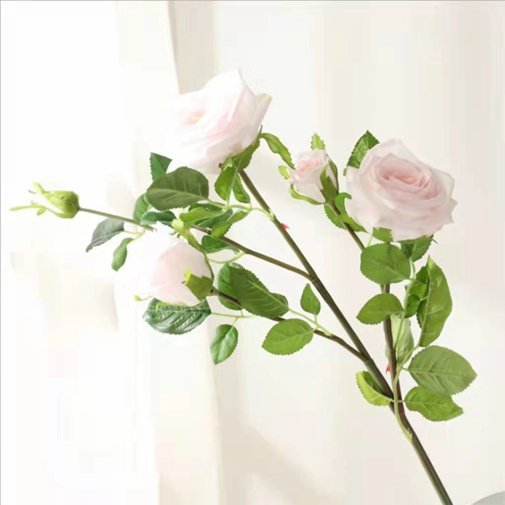 Rose Real Touch 5 Heads Artificial Multi-colour ROSE0015-0019