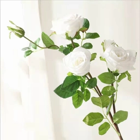 Rose Real Touch 5 Heads Artificial Multi-colour ROSE0015-0019,dried artificial flower
