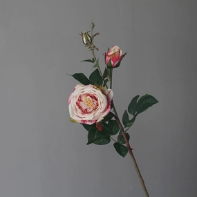 Rose Real Touch Artificial Silk Flower Stem Pink ROSE078,dried artificial flower